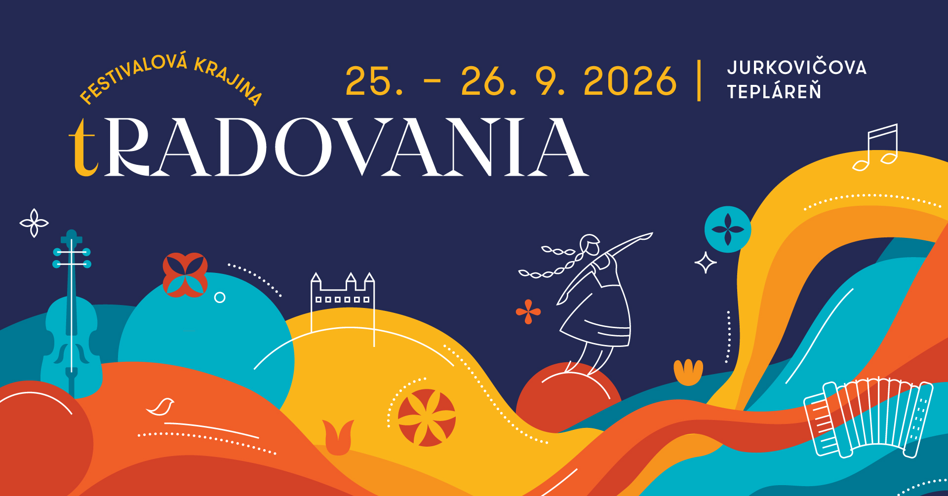 tRadovania — 25. – 26. septembra 2026, Jurkovičova Tepláreň, Bratislava